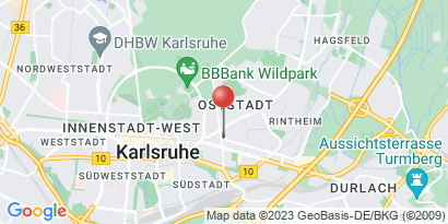 Wegbeschreibung - Google Maps anzeigen