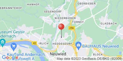 Wegbeschreibung - Google Maps anzeigen