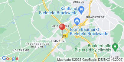 Wegbeschreibung - Google Maps anzeigen