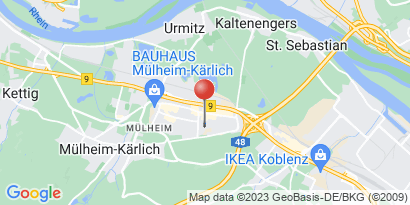 Wegbeschreibung - Google Maps anzeigen